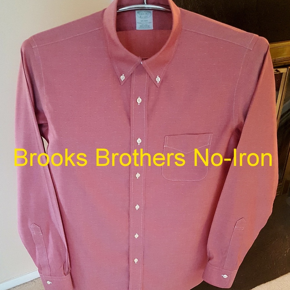 Brooks Brothers No-Iron Long Sleeve Mens Shirt